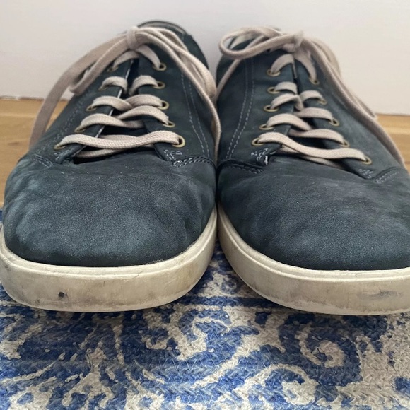 Clarks shoes Men’s 10.5 Low Top Blue Suede 1825 Plus Cushion Casual Sneaker - Picture 4 of 12